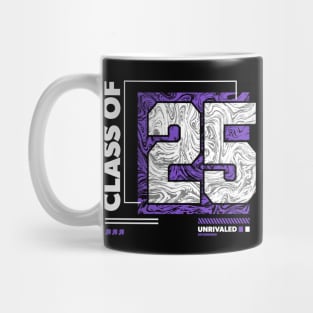 Class of 2025 Urban Streetwear // Graduation Class of '25 Purple Mug